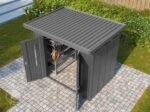 2,63x1,8x2,31 mm Tuinschuur antraciet Staal Tuinschuur - Afbeelding 6