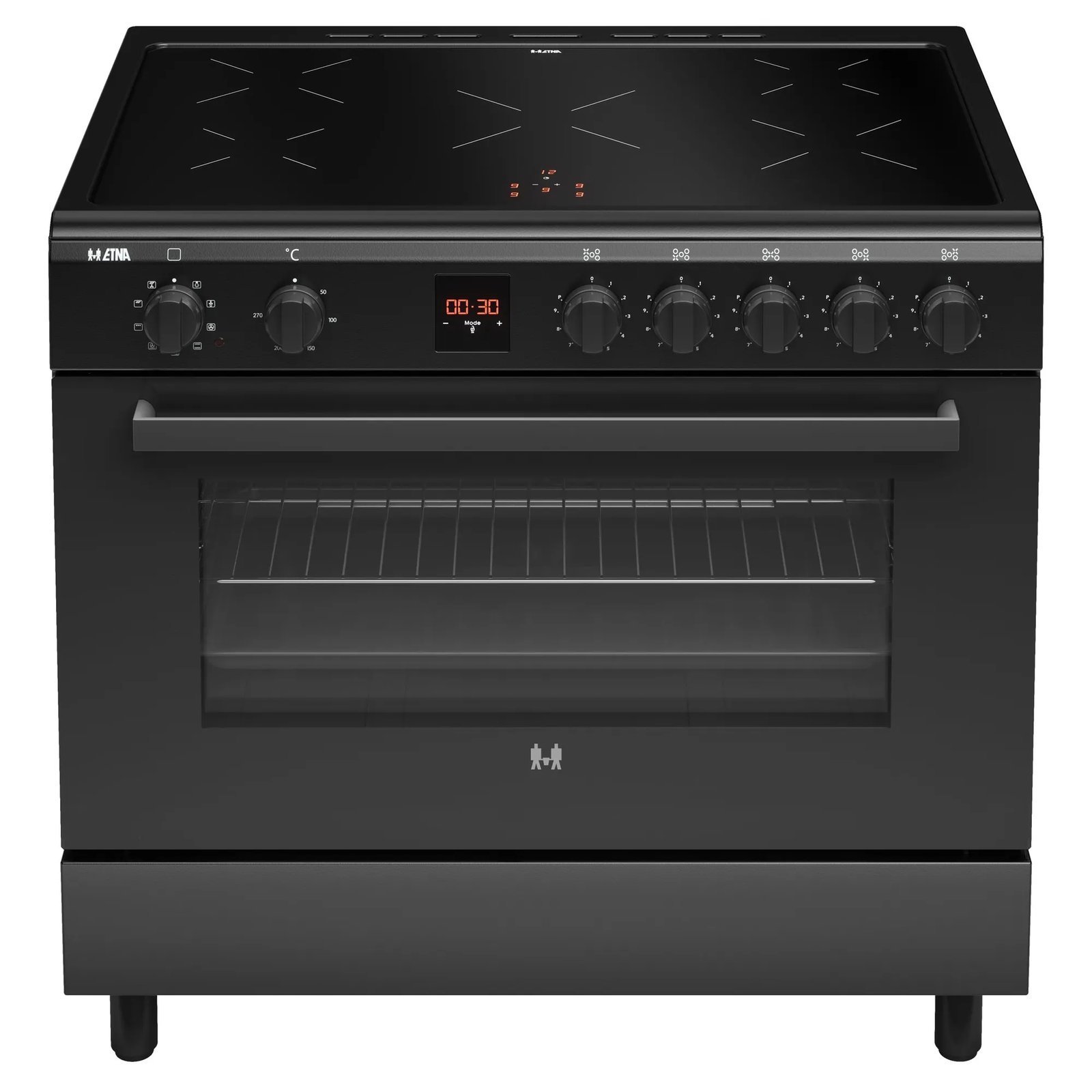 FI590ZWA-880673 FLAVEL MLN9CRK 90 cm elektrisch keramisch fornuis - Afbeelding 1