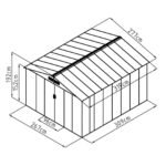 Fornorth Tuinschuur, 8.84m2 - Afbeelding 2