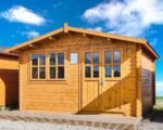 Tuinhuisje Houten schuurtje Gereedschapshuisje Blokhut 4x4m 28mm - Afbeelding 3