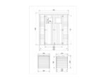 Timbela M309 - Houten tuinschuur 3.53 m2 - tuinhuis voor gereedschaps- en fietsenstalling - Afbeelding 3