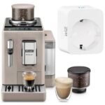 DeLonghi Rivelia Volautomatische Koffiezetapparaatmolen 19 Bar Beige + WiZ Smart WiFi Plug