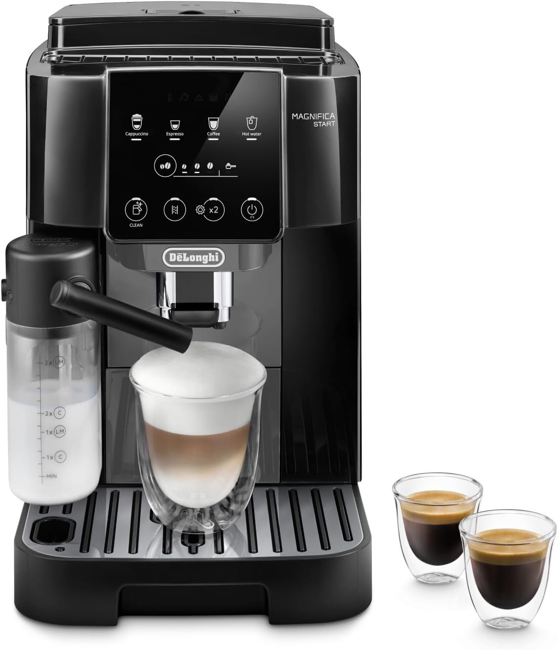 bed68bd5-d87a-4143-b1fb-b657e518c639 Cafetera DeLonghi Magnifica Start ECAM220.60.B de grano a taza - Negra - Afbeelding 1