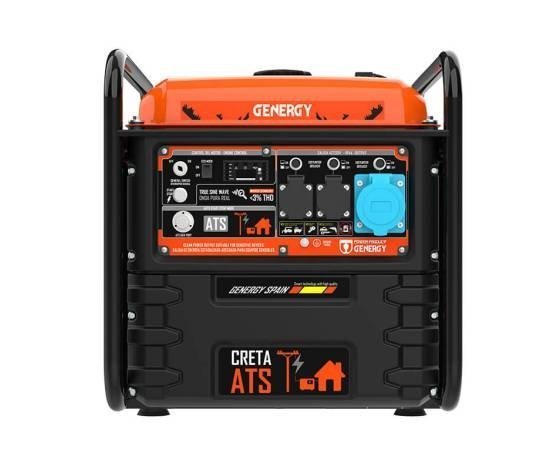 bfc81ddc-f131-4ff8-b51f-ca69a62332b5 Invertergenerator CRETA ATS 7500 W 230V van Genergy - Afbeelding 1
