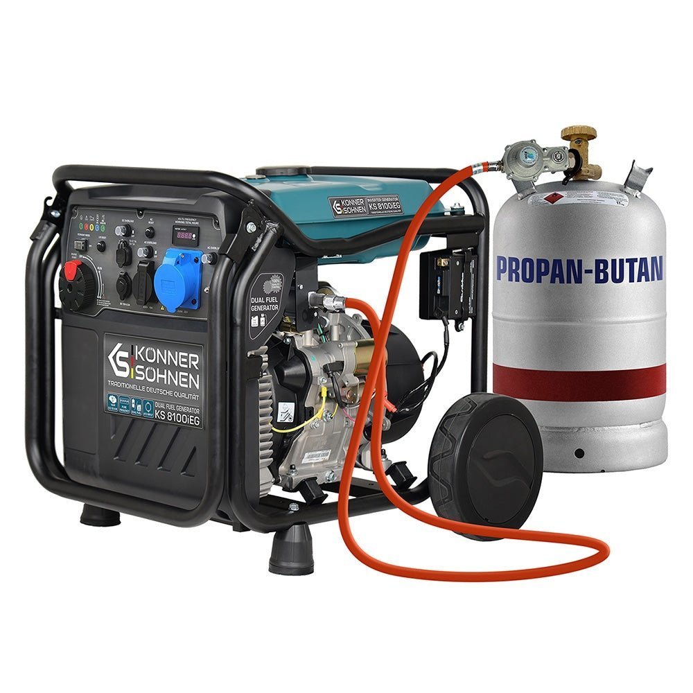 cb2790c9-85e5-4953-899f-6544ea80f44c KS 8100iEG hybride invertergenerator op gas/benzine - Afbeelding 1