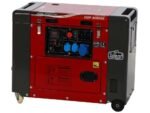 GeoTech Pro DGP8000SE-3 Stilstaande dieselstroomgenerator op wielen met AVR 6 kW - Afbeelding 2