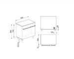 Smeg C92IPMB2 Symphony 90cm elektrisch fornuis - Afbeelding 2