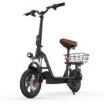 iScooter Elektrische Scooter i12 25KM/U 500W 7.5Ah 12 Inch Luchtband 30-35KM Actieradius met mandje - Afbeelding 2