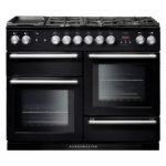 Rangemaster NEX110DFFBL/C Nexus 110cm Dual Fuel fornuis in zwart