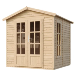 Timbela m351fb+H351fbblack - Houten tuinschuur 4 m2 - tuinhuis met vloer en dakspanen - Afbeelding 4