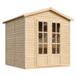 Timbela m351fb+H351fbblack - Houten tuinschuur 4 m2 - tuinhuis met vloer en dakspanen - Afbeelding 5