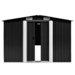 vidaXL Tuinschuur 257x580x181 cm Metaal