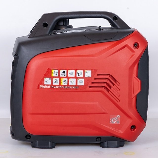 efa171ab-5751-43a3-a4c1-bb8371ed601f Draagbare stille benzinegenerator van 2200 W en 3000 W met digitale elektrische start en stroomomvormer. - Afbeelding 1