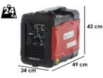 GeoTech SQL3000i EVO Inverterstroomgenerator 2,9 kW - Afbeelding 2