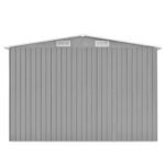 Tuinhuis 257 x 580 x 181 cm Metaalgrijs - Afbeelding 3