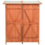 vidaXL Tuinschuur 136x75x160 cm Massief Vurenhout