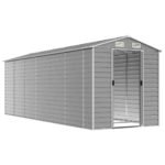 vidaXL Tuinschuur 191x555x198 cm gegalvaniseerd staal - Afbeelding 4