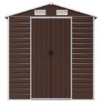 Tuinschuur 191x385x198 cm gegalvaniseerd staal - Afbeelding 3