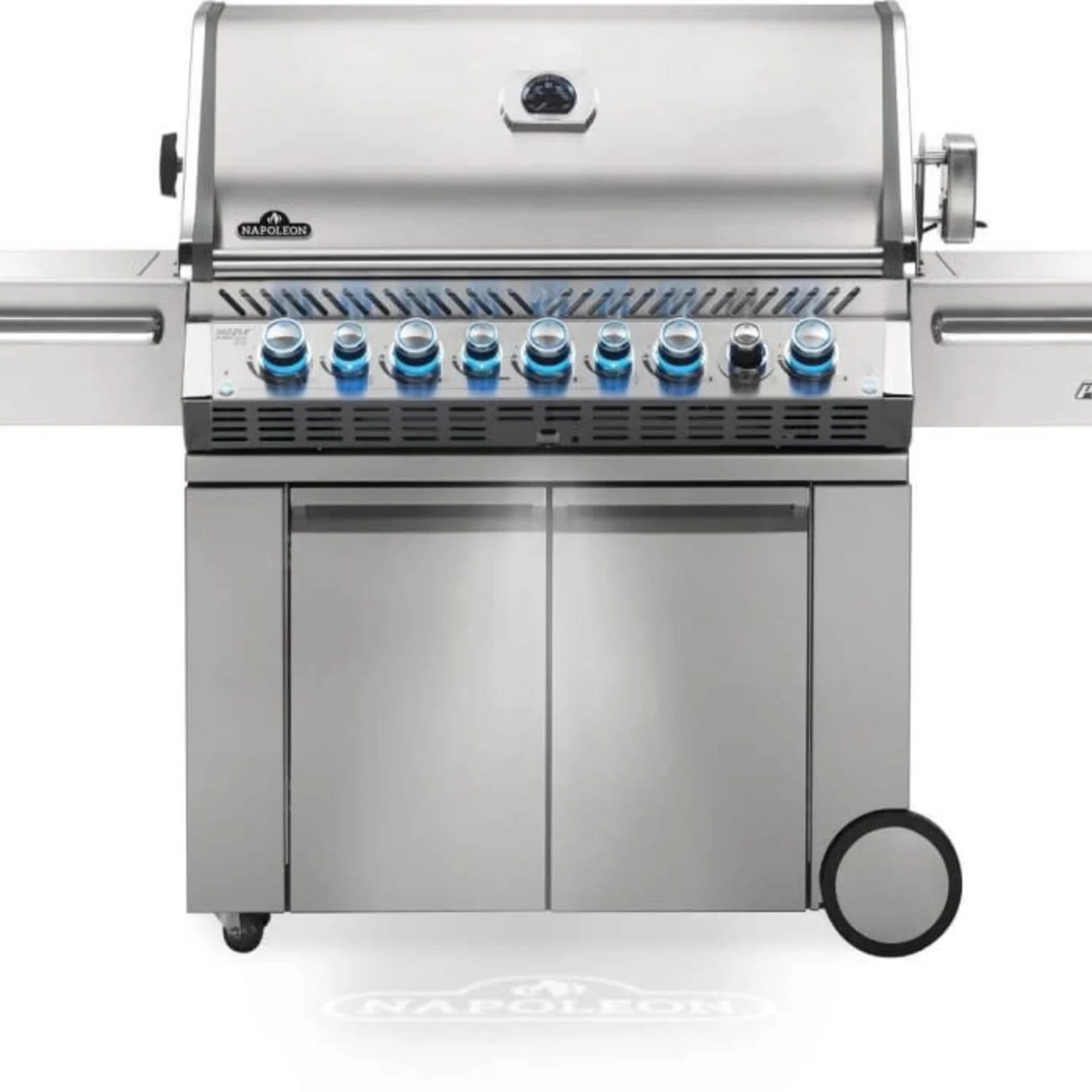 napoleon-napoleon-prestige-pro-665-rvs-met-zij-en Napoleon Grills Prestige 665 roestvrijstalen barbecue - Afbeelding 1