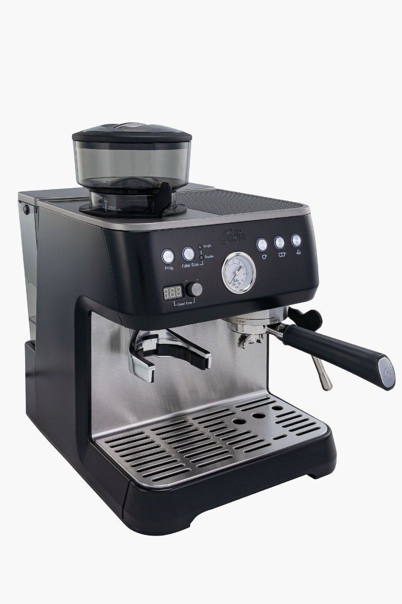 solis-grind-infuse-perfetta-schw Solis Grind & Infuse Perfetta semi-automatische espressomachine 2,6 Liter - Afbeelding 1
