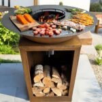 ASH Phoenix XXL Cortenstaal Plancha barbecue met grillring