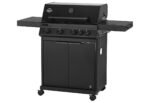 Jamestown Kane gas BBQ metaal gietijzer zwart 66,5 x 41,5 cm