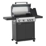 Jamestown Kane gas BBQ metaal gietijzer zwart 66,5 x 41,5 cm - Afbeelding 4