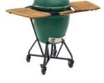 Big Green Egg Large met onderstel en acacia zijplankjes